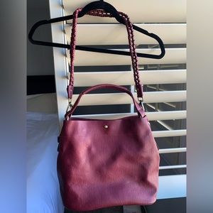 Burgundy tote NWOT